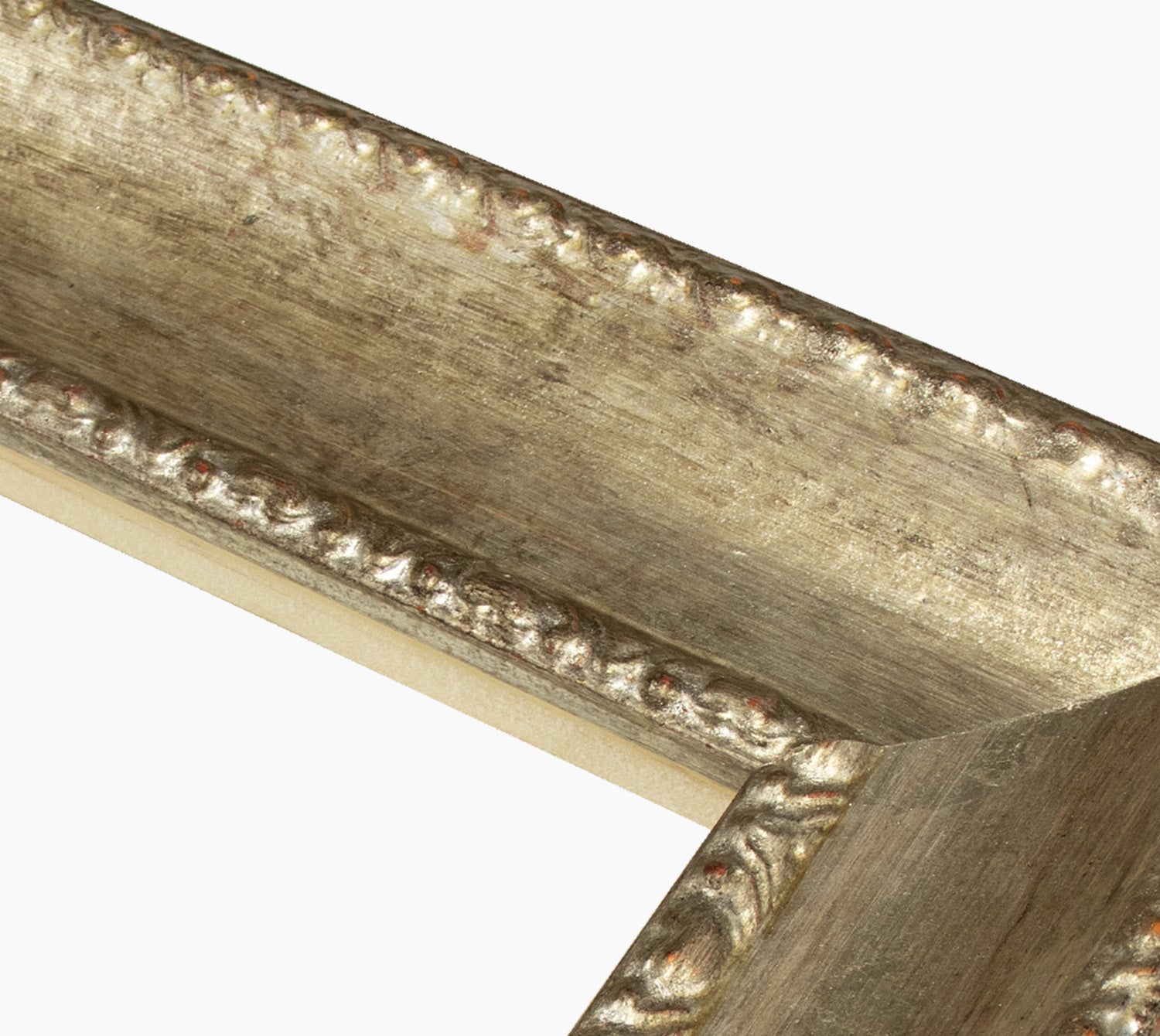 620.231 cadre en bois à la feuille d'argent antique mesure de profil 65x48 mm Lombarda cornici S.n.c.