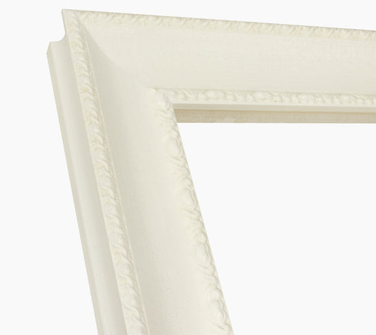 620.899 cadre en bois blanc avec de la cire mesure de profil 65x48 mm Lombarda cornici S.n.c.