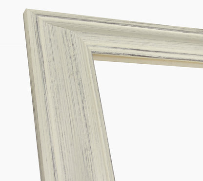 628.920 cadre en bois blanc avec fond marron mesure de profil 60x37 mm Lombarda cornici S.n.c.