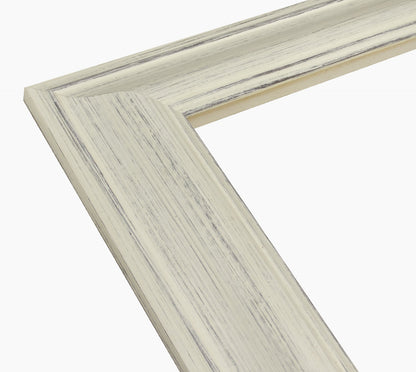 628.920 cadre en bois blanc avec fond marron mesure de profil 60x37 mm Lombarda cornici S.n.c.