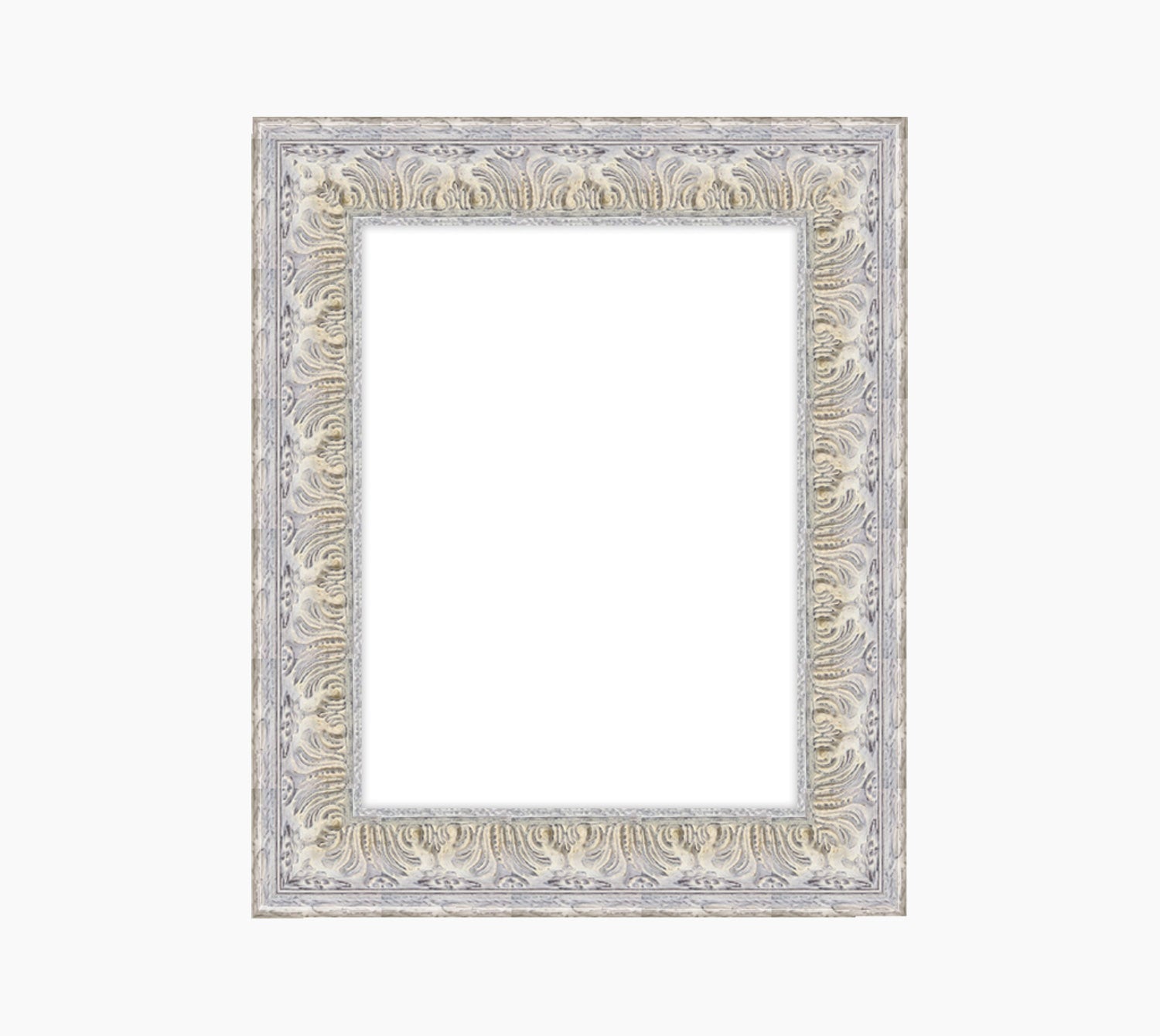 6300.920 cadre en bois à fond sombre blanc mesure de profil 90x73 mm Lombarda cornici S.n.c.