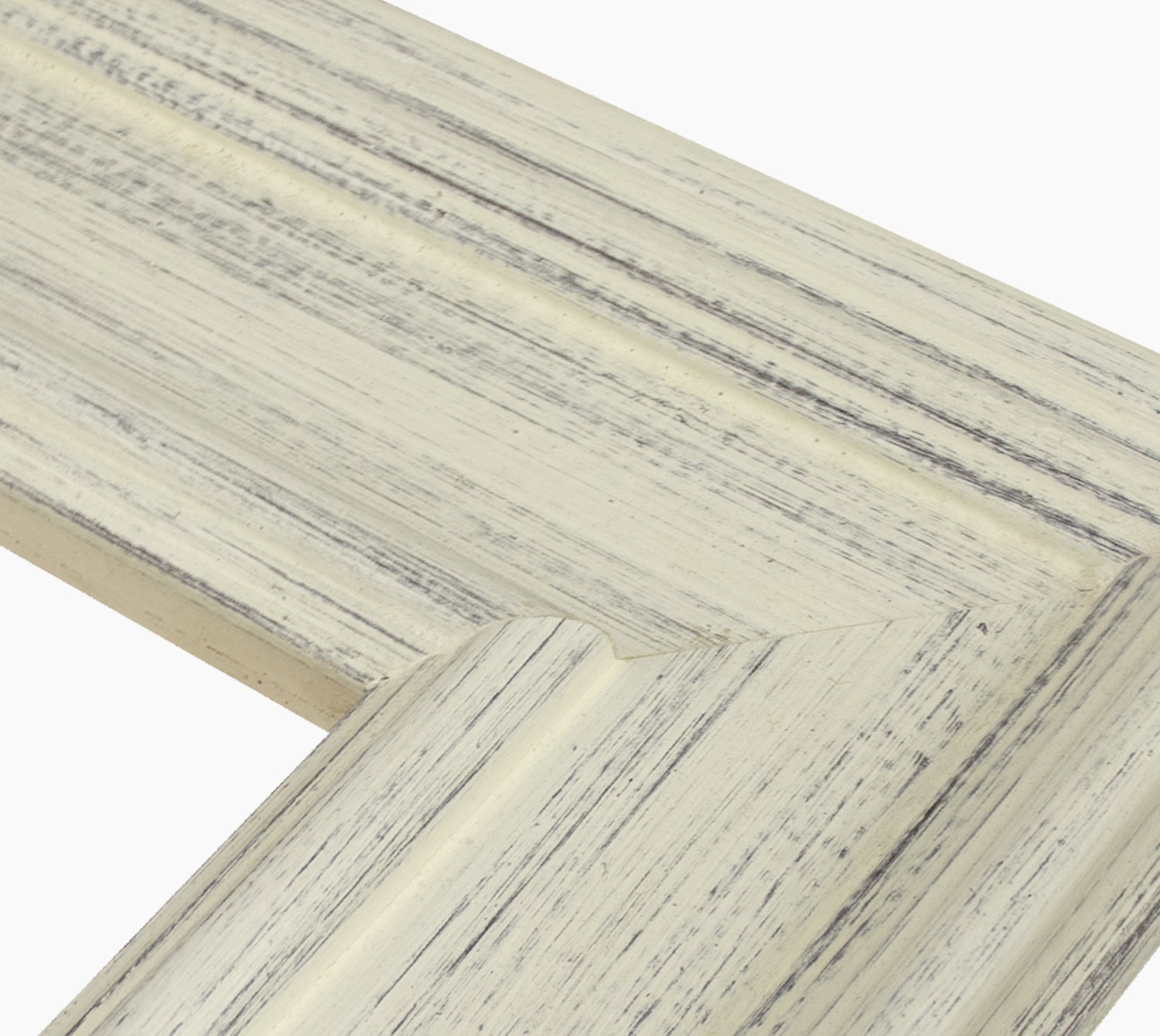 740.920 cadre en bois blanc avec fond marron mesure de profil 100x50 mm Lombarda cornici S.n.c.