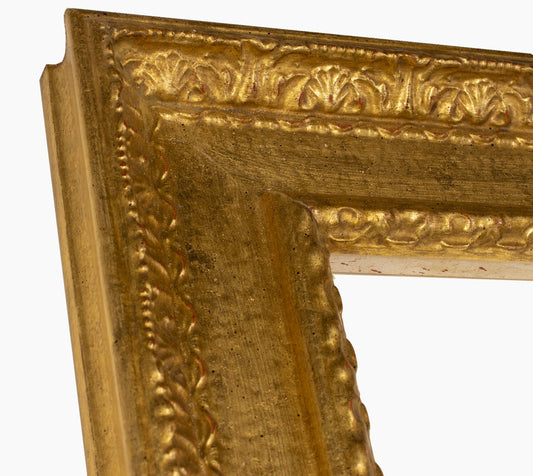 743.010 cadre en bois à la feuille d'or mesure de profil 100x53 mm Lombarda cornici S.n.c.