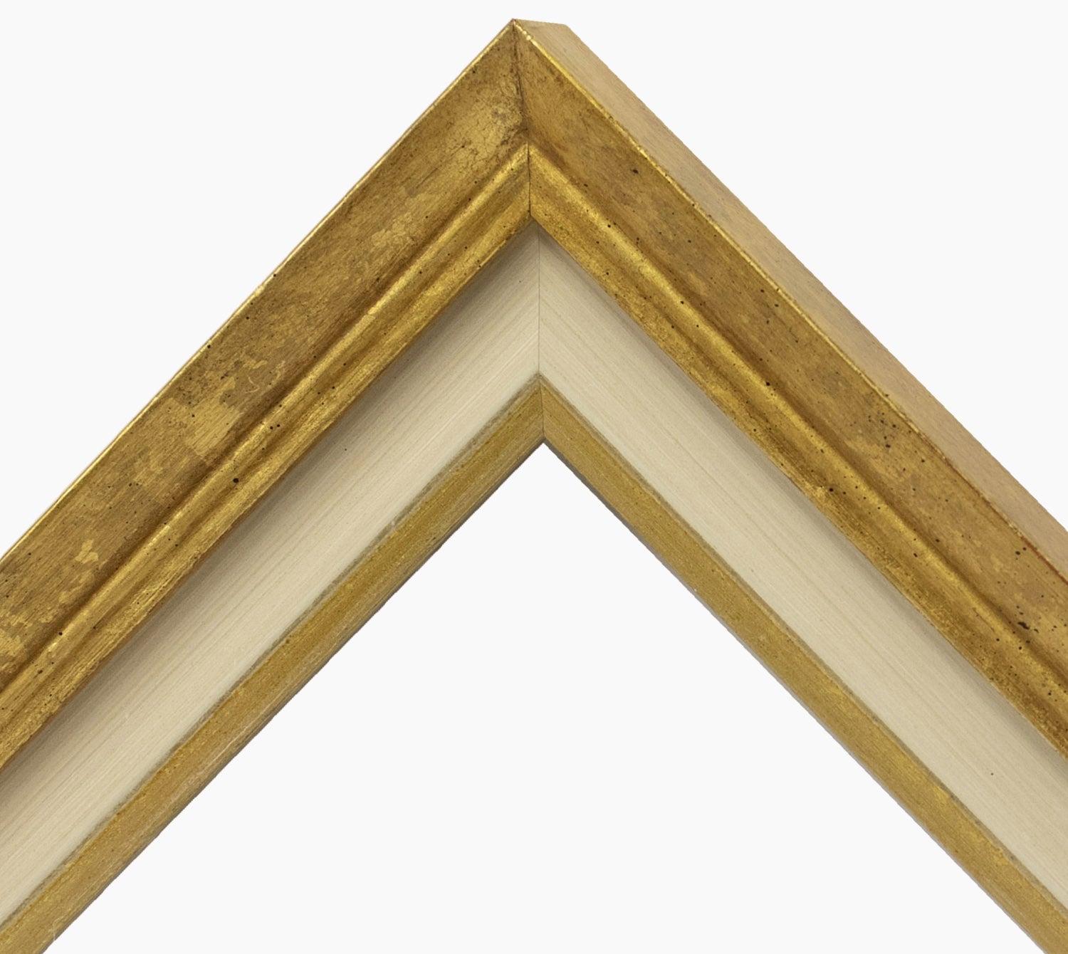 CP3.226.010 cadre en bois avec passe-partout 3,5 fil d'or Lombarda cornici S.n.c.