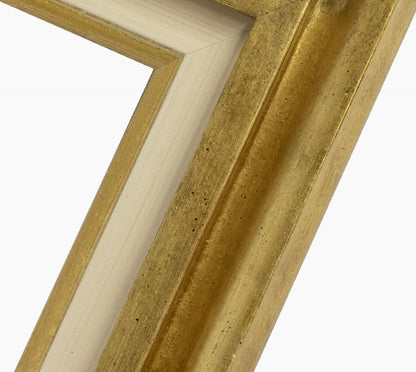 CP3.229.010 cadre en bois avec passe-partout 3,5 fil d'or Lombarda cornici S.n.c.