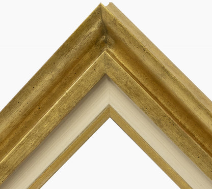 CP3.229.010 cadre en bois avec passe-partout 3,5 fil d'or Lombarda cornici S.n.c.