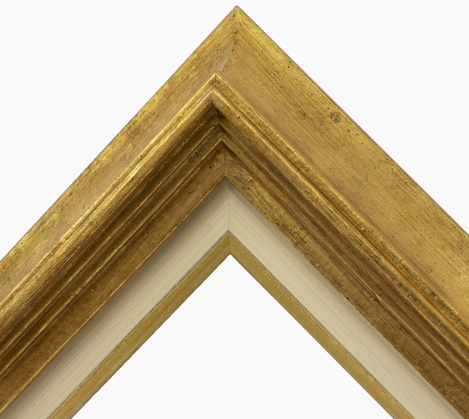 CP3.447.010 cadre en bois avec passe-partout 3,5 fil d'or Lombarda cornici S.n.c.