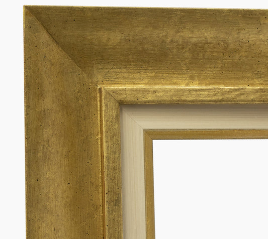 CP3.448.010 cadre en bois avec passe-partout 3,5 fil d'or Lombarda cornici S.n.c.