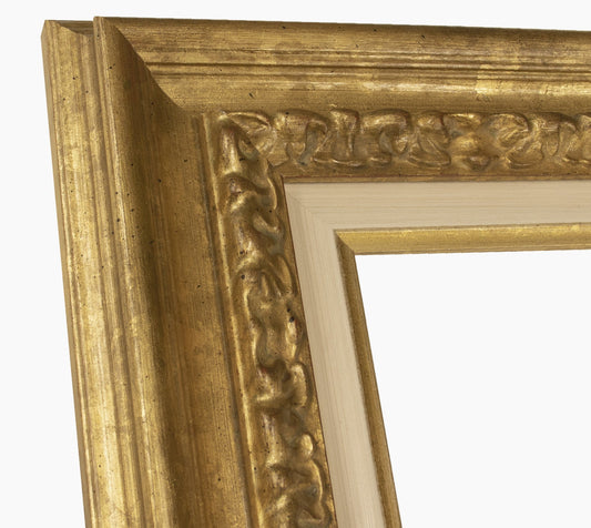 CP3.506.010 cadre en bois avec passe-partout 3,5 fil d'or Lombarda cornici S.n.c.