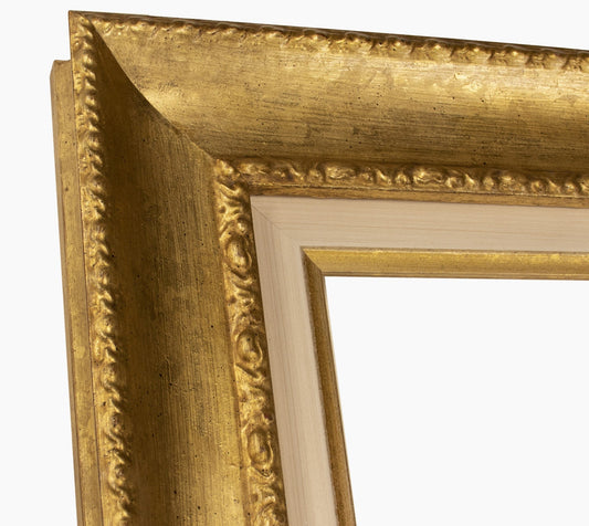 CP3.620.010 cadre en bois avec passe-partout 3,5 fil d'or Lombarda cornici S.n.c.