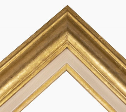 CP3.628.010 cadre en bois avec passe-partout 3,5 fil d'or Lombarda cornici S.n.c.