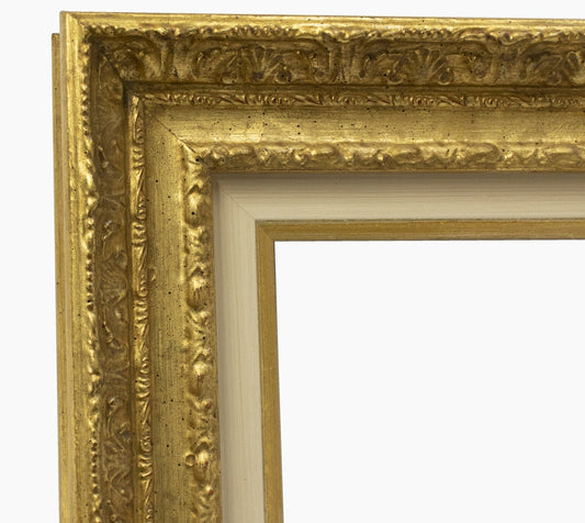 CP3.643.010 cadre en bois avec passe-partout 3,5 fil d'or Lombarda cornici S.n.c.