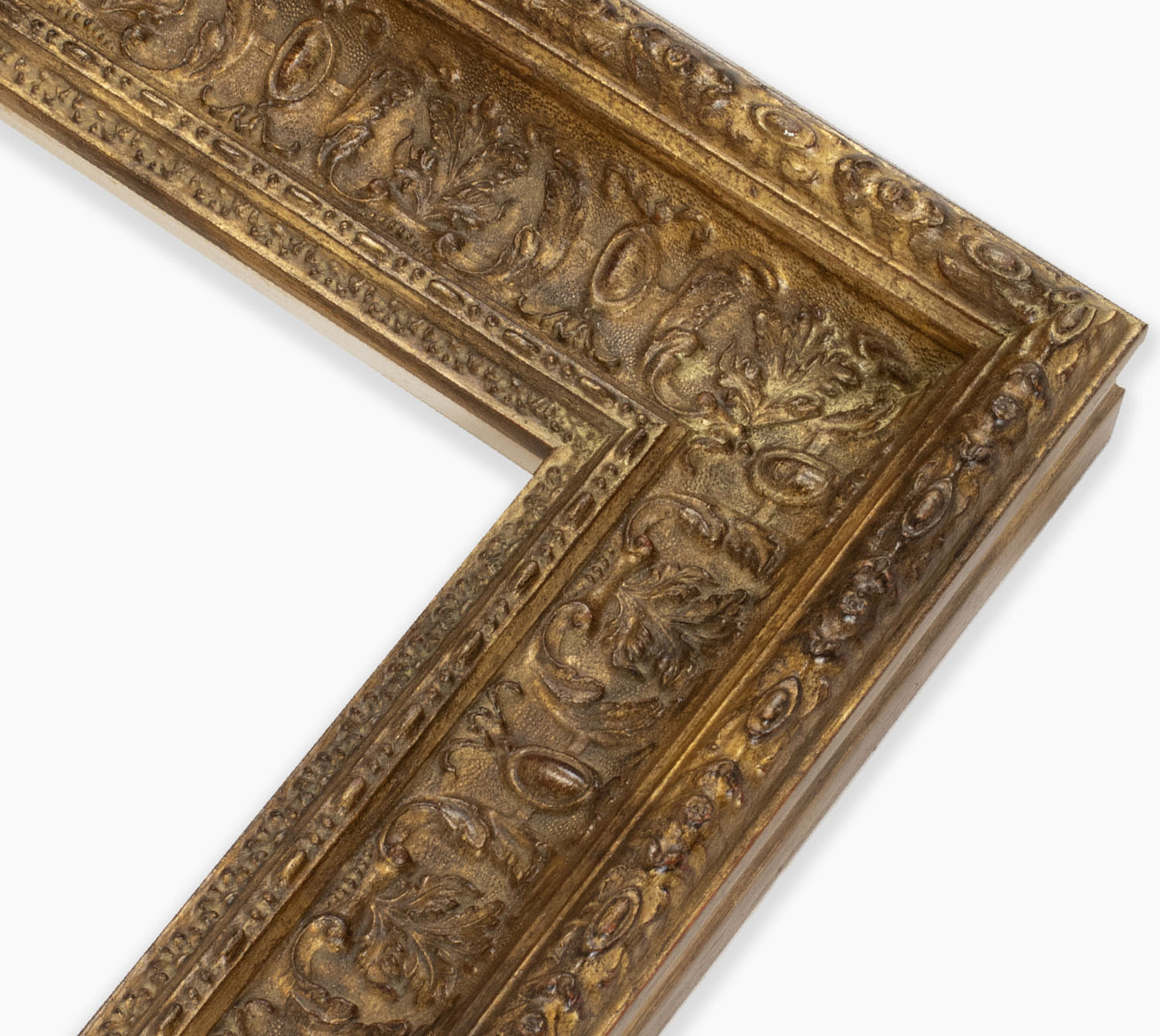 Cadre baroque en bois à la feuille d'or antique 6301.230