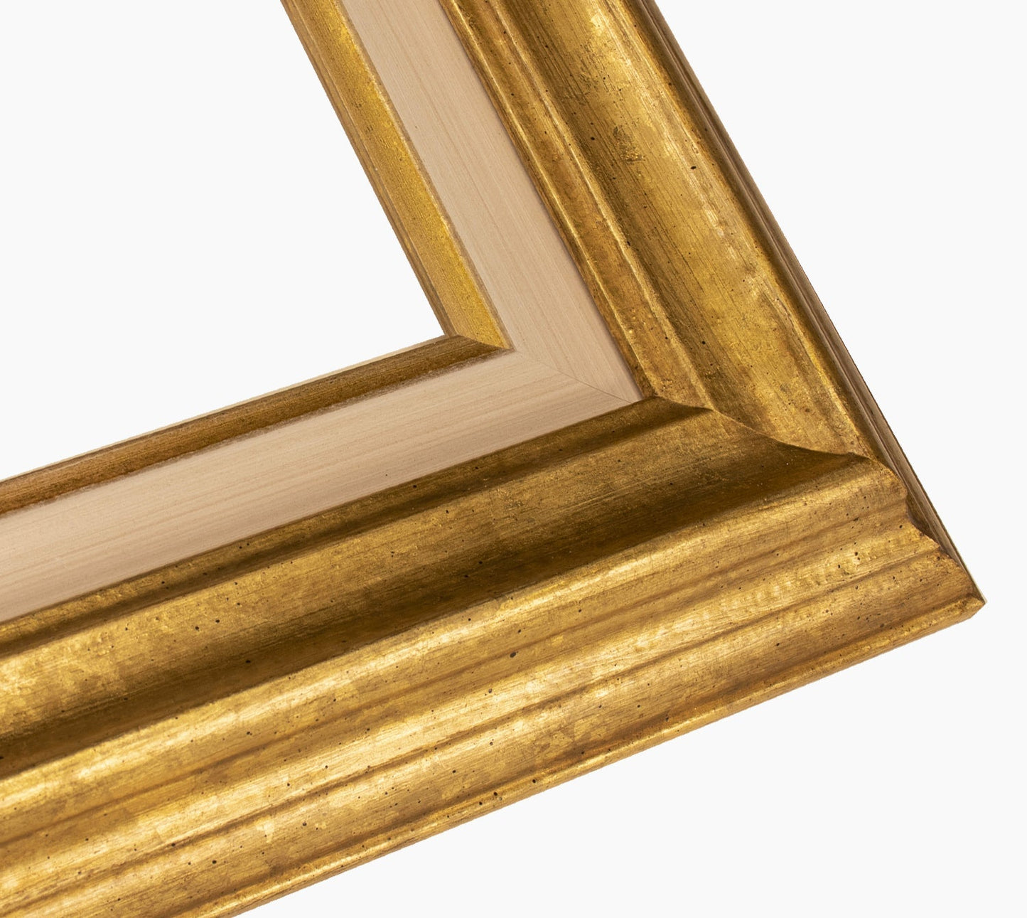 CP3.310.010 cadre en bois avec passe-partout 3,5 fil d'or Lombarda cornici S.n.c.